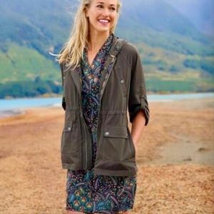 Athleta Dahlia Paisley, Boho Dress with Pockets